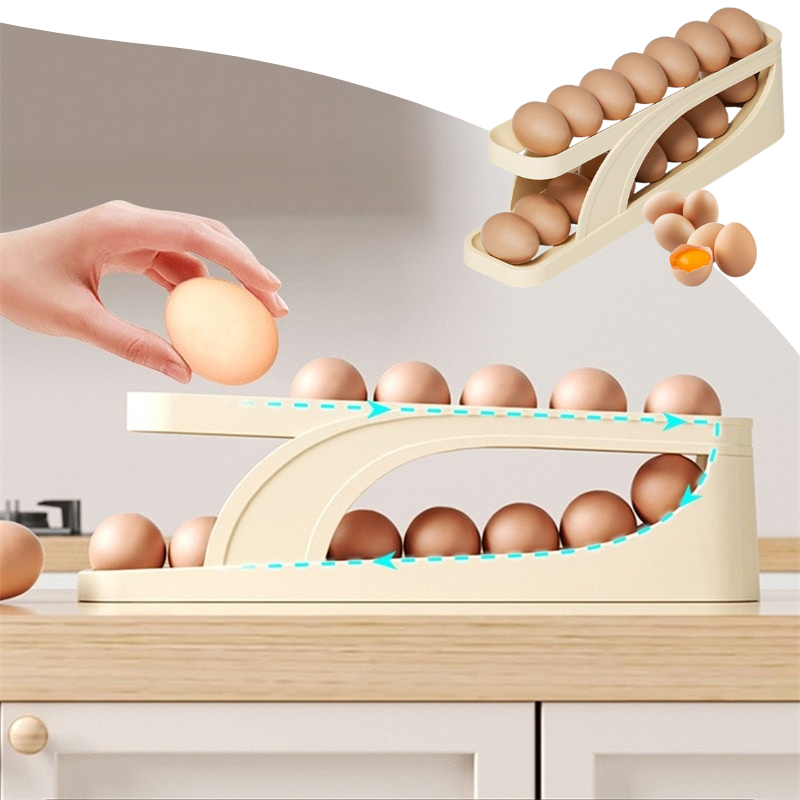 EggBasket™ - Automatisk rullende æggehylde 1+1 GRATIS